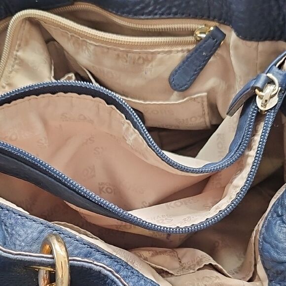 Michael Kors Navy Blue Shoulder Bag - Picture 12 of 13